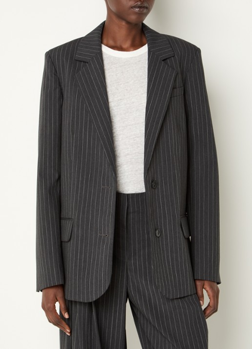 IRO Kamea blazer in wolblend met krijtstreep