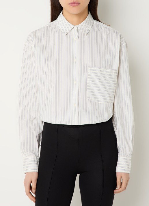 IRO Lasmy blouse met streepprint