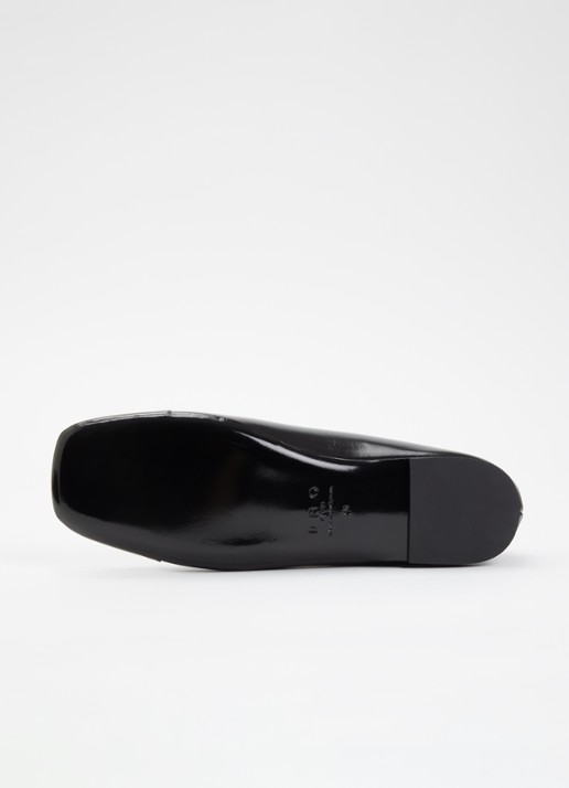 IRO Loafer van leer  - detail 5 zwart