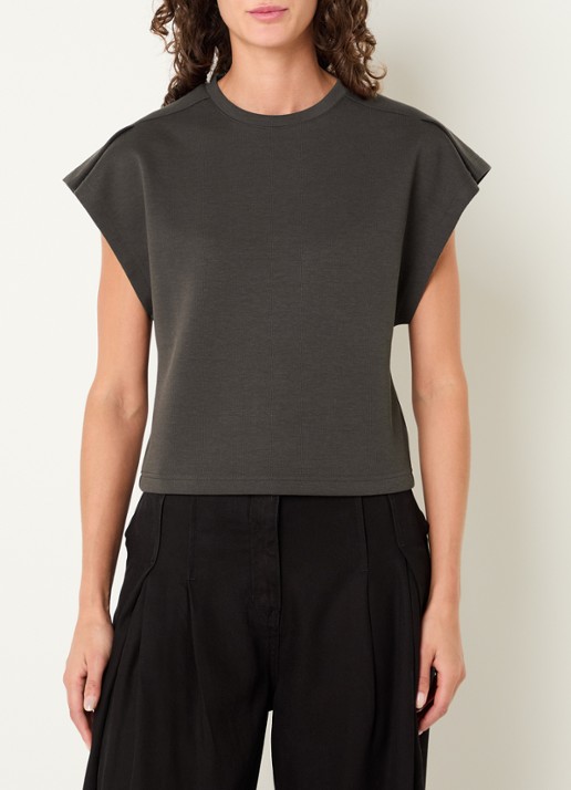 IRO Mahani T-shirt met plooidetail