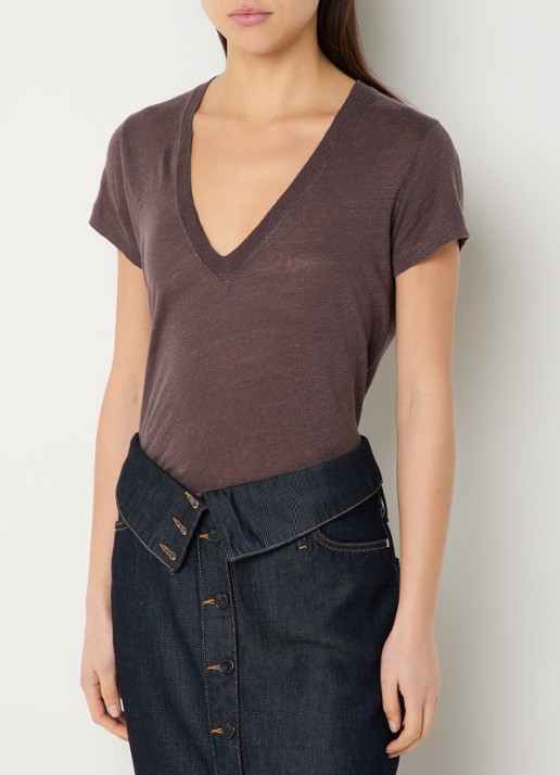 IRO Rodeo T-shirt met V-hals