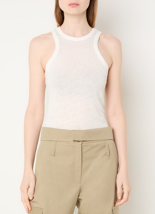 IRO Safrina tanktop van linnen