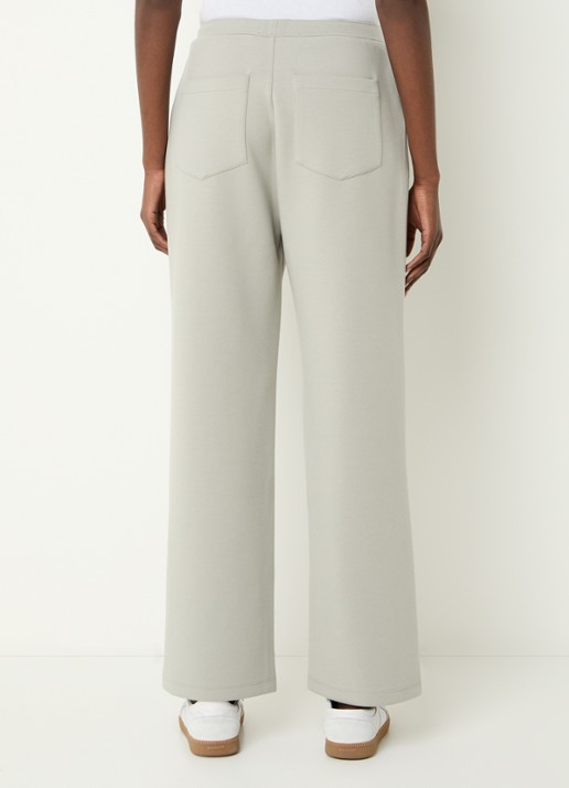IRO Vespi high waist straight fit joggingsbroek - achterkant lindegroen