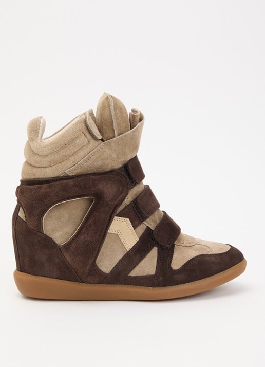 Isabel Marant Bekett sneakerwedge van suéde