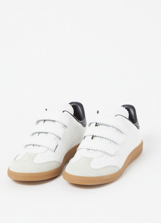 Isabel Marant Beth sneaker van kalfsleer  - detail 4 wit