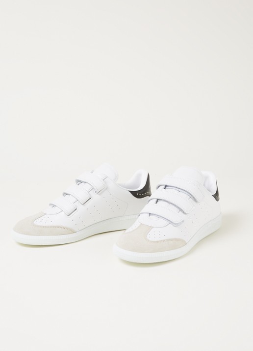 Isabel Marant Beth sneaker van kalfsleer - detail wit