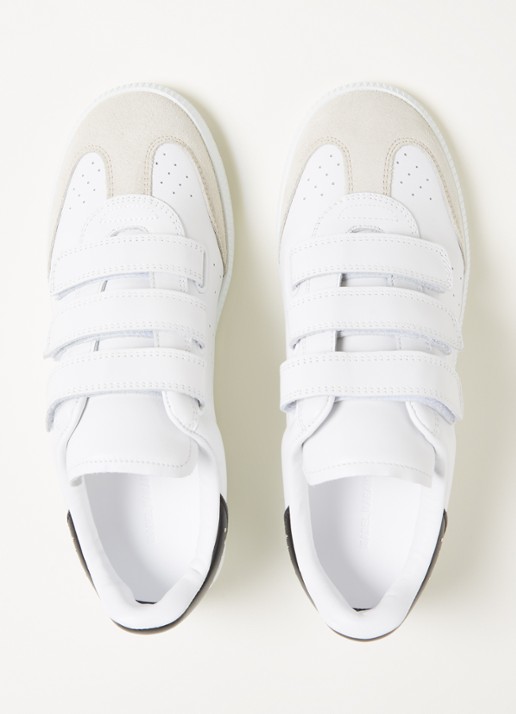 Isabel Marant Beth sneaker van kalfsleer - detail 3 wit