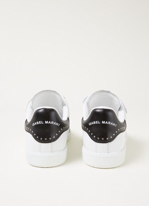 Isabel Marant Beth sneaker van kalfsleer - detail 4 wit