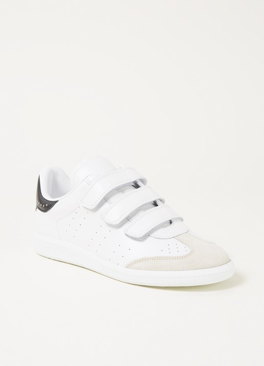 Isabel Marant Beth sneaker van kalfsleer - voorkant 6 wit