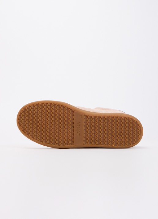 Isabel Marant Beth sneaker van leer met details van suède  - detail 4 oudroze
