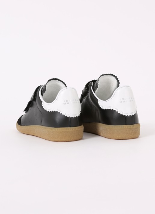 Isabel Marant Beth sneaker van leer  - detail 4 zwart