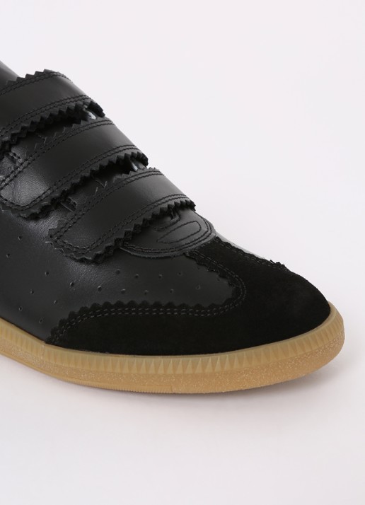 Isabel Marant Beth sneaker van leer  - detail 6 zwart