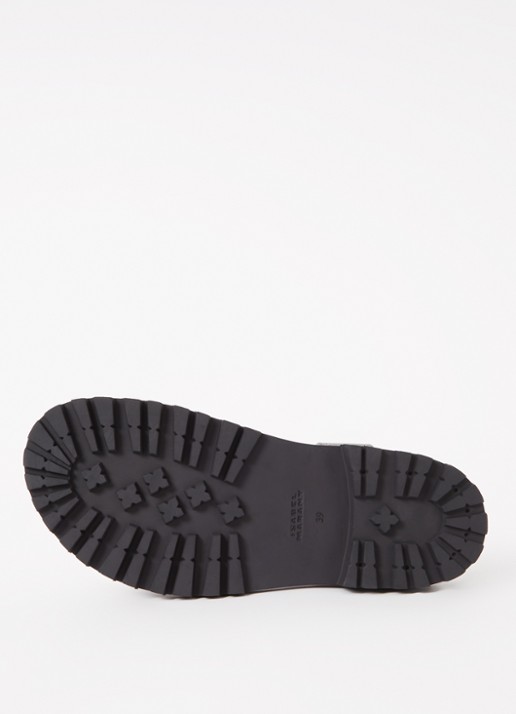 Isabel Marant Breena sandaal van leer met studs - detail 6 zwart