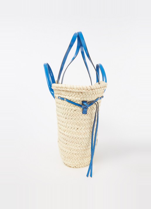 Isabel Marant Cadix shopper met leren details - detail 2 donkerbeige