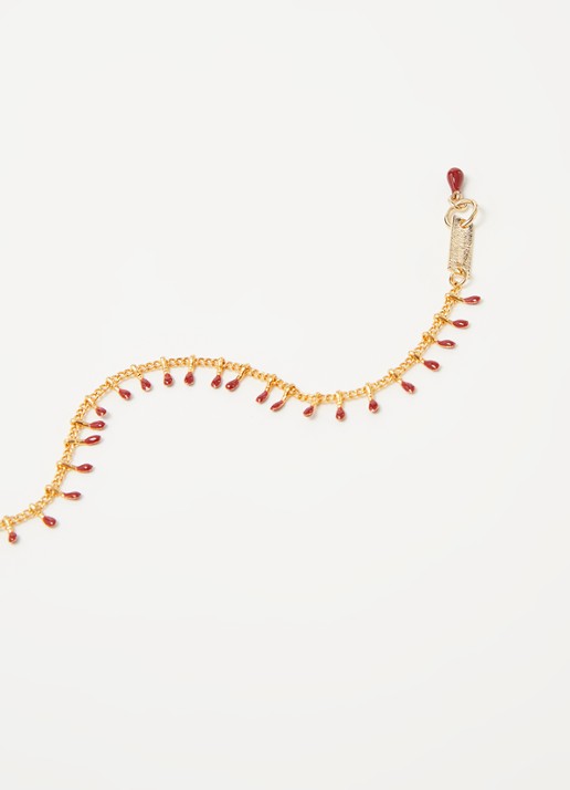 Isabel Marant Casablanca fijne armband met hangers - detail 3 goud
