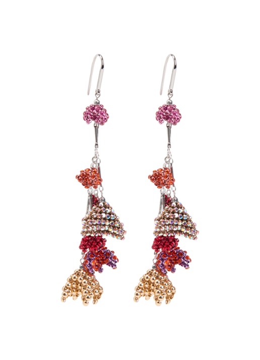 Isabel Marant Catalina oorhangers met kristal