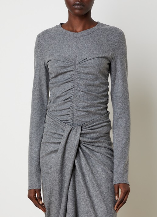 Isabel Marant Dalesa top in wolblend met stretch