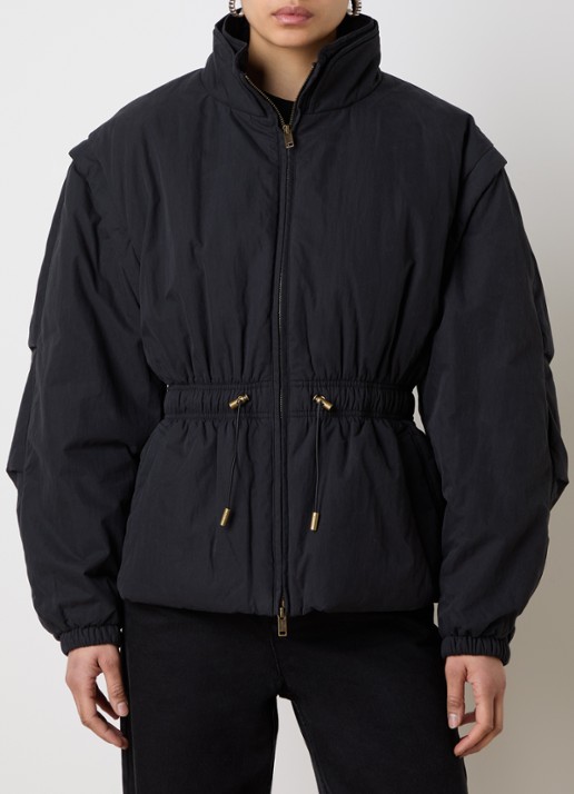 Isabel Marant Dastyni puffer jack met trekkoord en steekzakken
