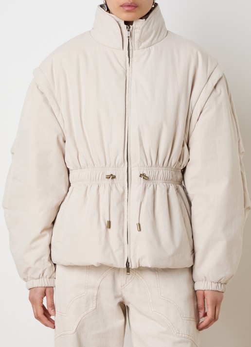 Isabel Marant Dastyni puffer jack met trekkoord en steekzakken