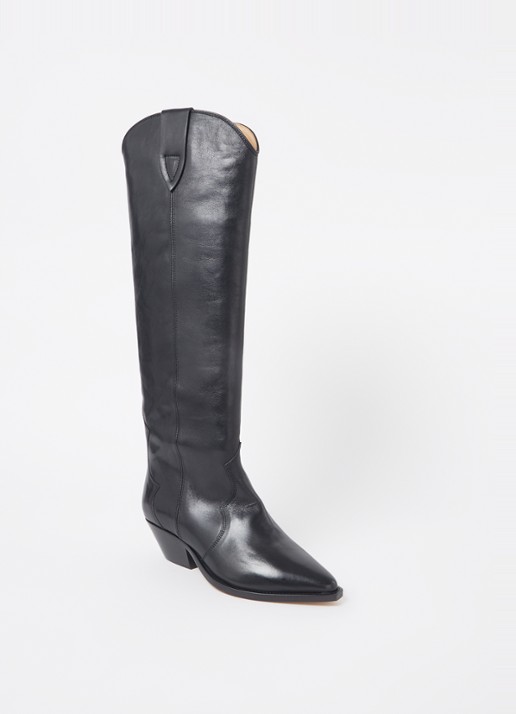 Isabel Marant Denvee cowboylaars van kalfsleer