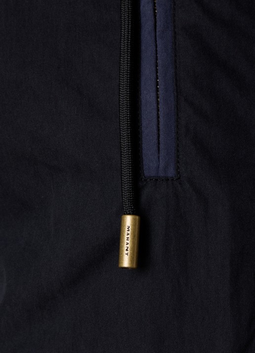 Isabel Marant Desha jack met klepzakken en afritsbare mouwen  - detail 6 zwart