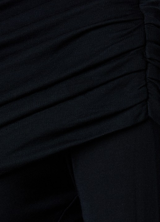 Isabel Marant Dressi top met gedrapeerd detail - detail 2 zwart