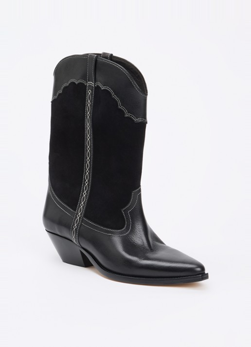 Isabel Marant Duerto cowboylaars van kalfsleer