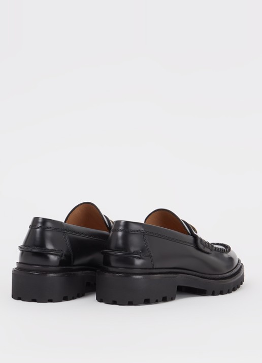Isabel Marant Frezza loafer van kalfsleer - detail 2 zwart