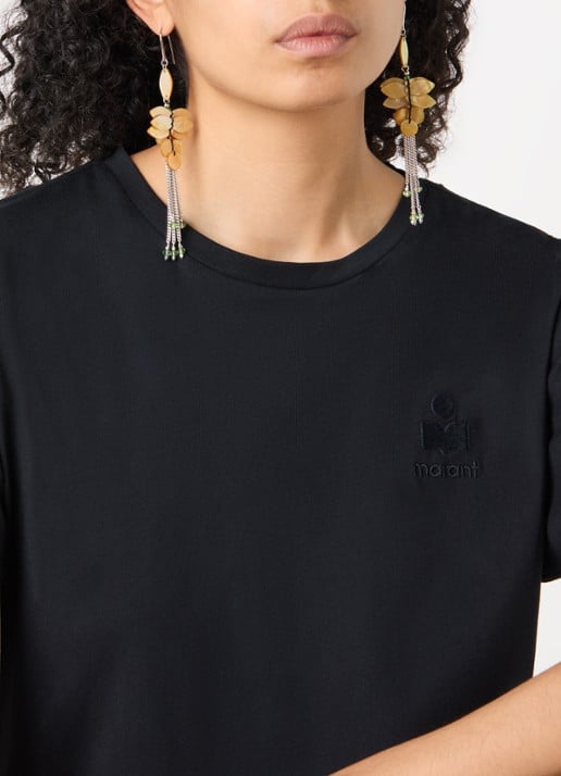 Isabel Marant Halsey Long oorhangers  - voorkant 4 geel