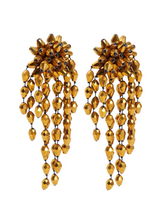 Isabel Marant Hanabi oorclips  - voorkant 2 brons
