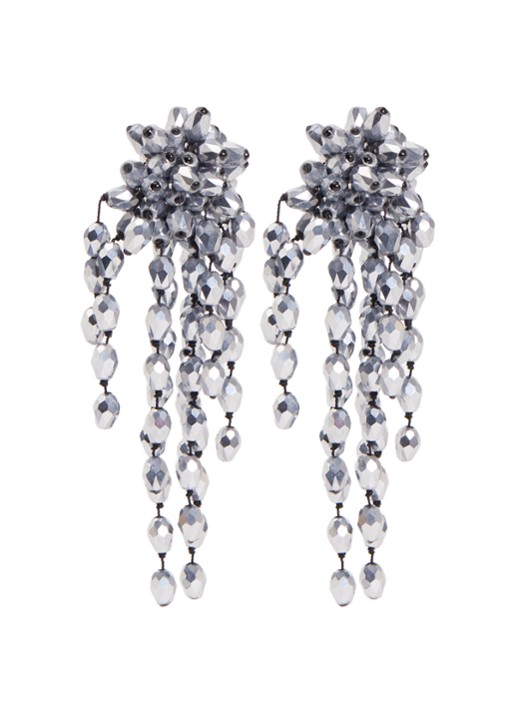 Isabel Marant Hanabi oorclips  - voorkant 2 antraciet