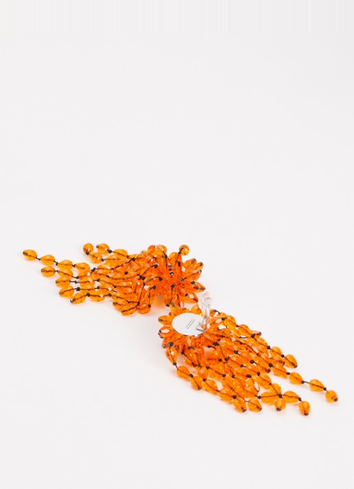 Isabel Marant Hanabi oorclips  - detail 2 orange