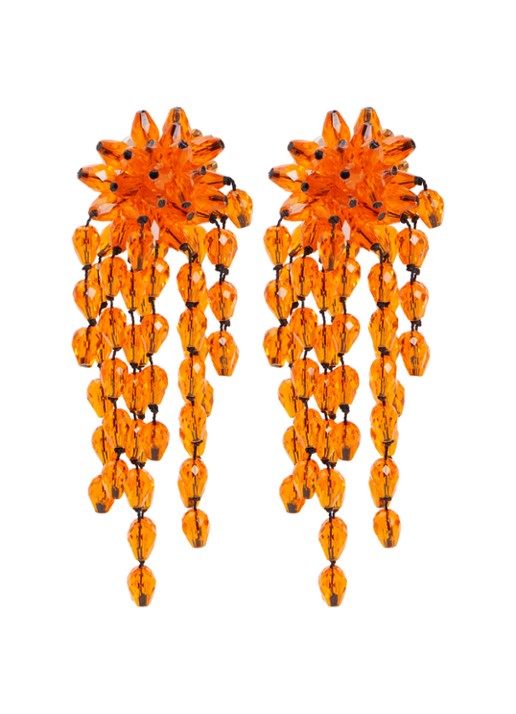 Isabel Marant Hanabi oorclips  - voorkant orange