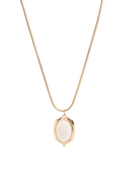 Isabel Marant Hanae ketting met hanger - voorkant goud