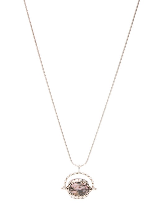 Isabel Marant Hanae ketting met hanger - voorkant 3 roze