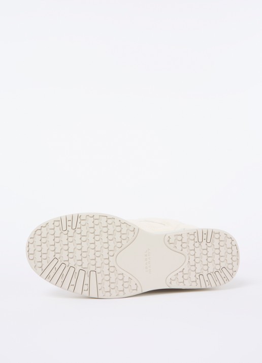 Isabel Marant IM3 sneaker van kalfssuède - detail 5 gebroken wit