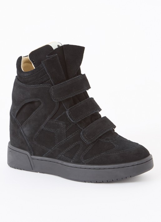 Isabel Marant IM3 sneakerwedge van suède