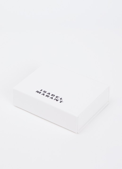 Isabel Marant Janis armband van leer - detail 4 zwart