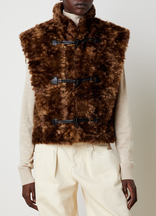 Isabel Marant Jocya gilet met steekzakken