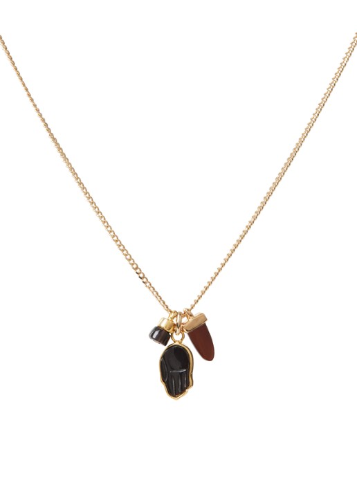 Isabel Marant Ketting met bedels - voorkant goud