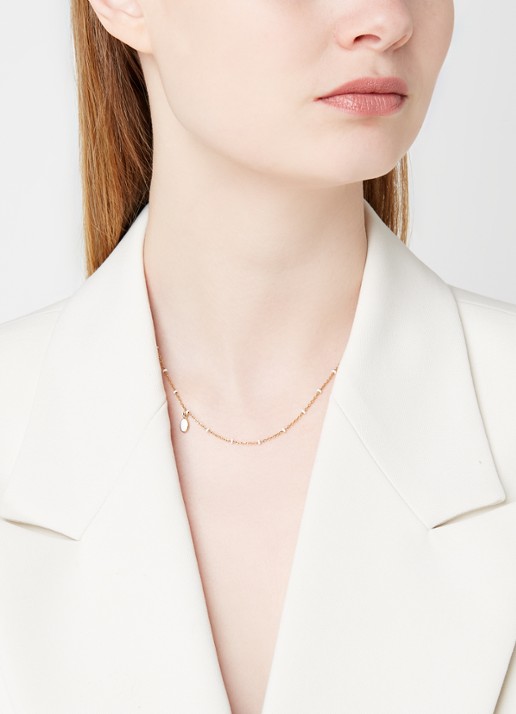 Isabel Marant Ketting met hanger - voorkant 6 goud