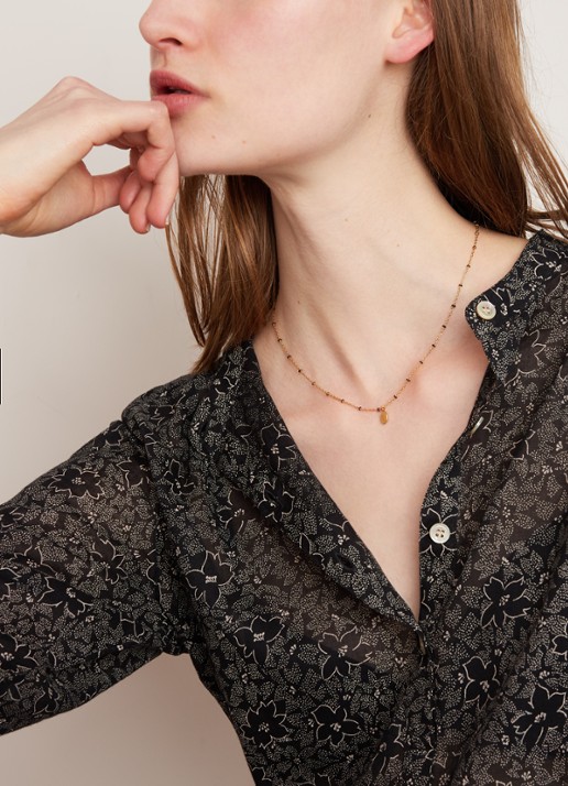 Isabel Marant Ketting met hanger - voorkant 2 goud