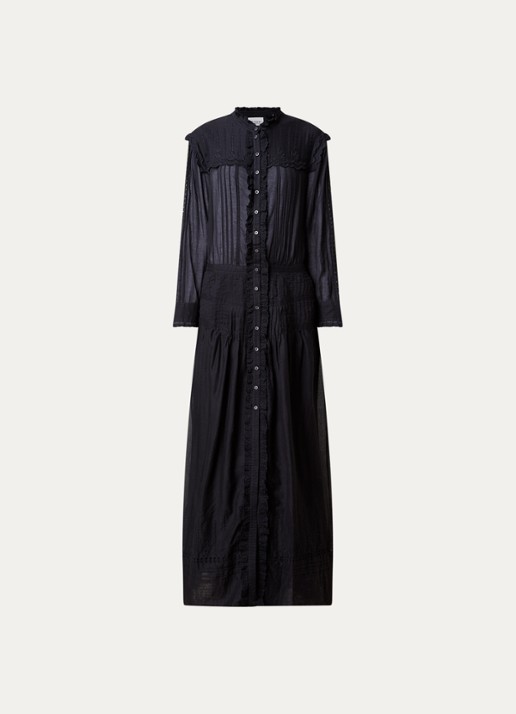 Isabel Marant Lonie maxi blousejurk met broderie