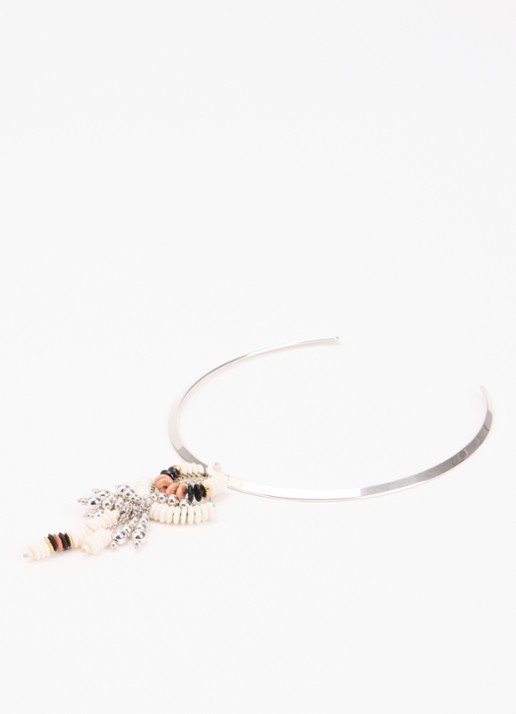 Isabel Marant Lyna choker met hanger - detail 3 zilver
