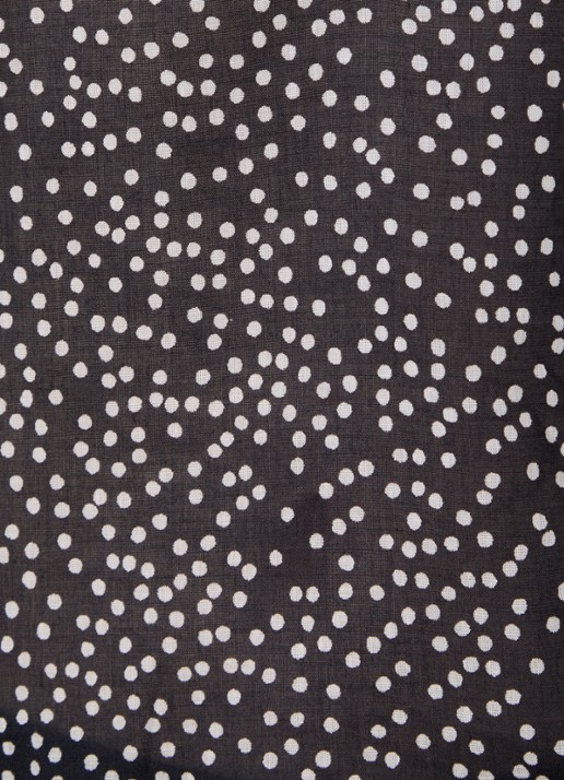 Isabel Marant Maria tuniek met stippenprint - detail 3 zwart