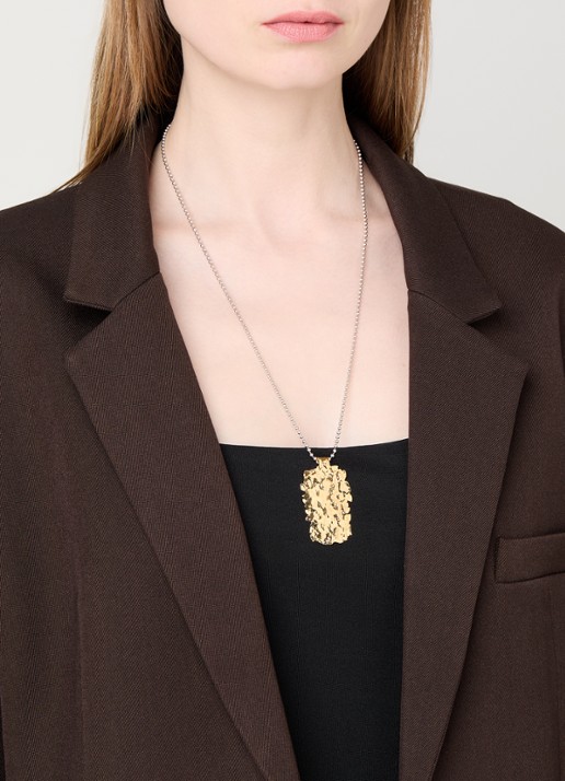 Isabel Marant Miller ketting met hanger - voorkant 2 goud