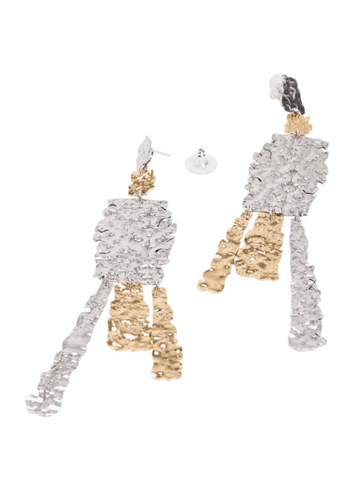 Isabel Marant Miller oorstekers - detail 3 zilver