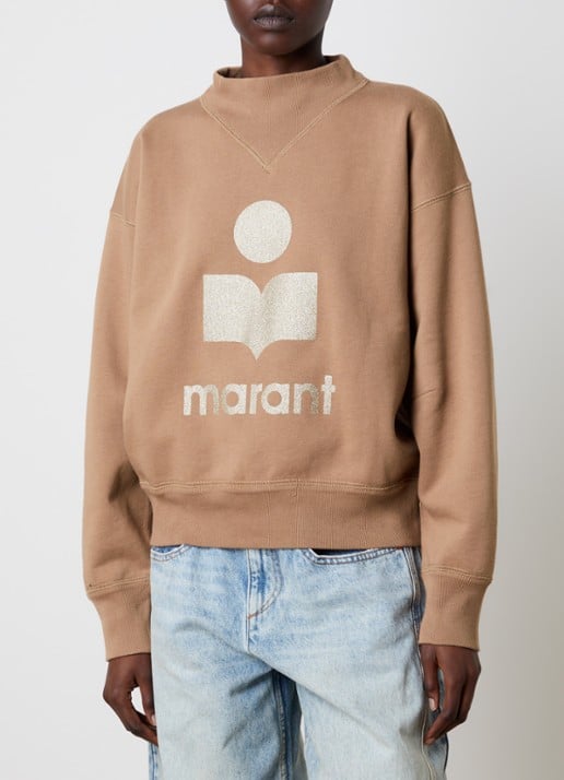 Isabel Marant Moby sweater met logoprint