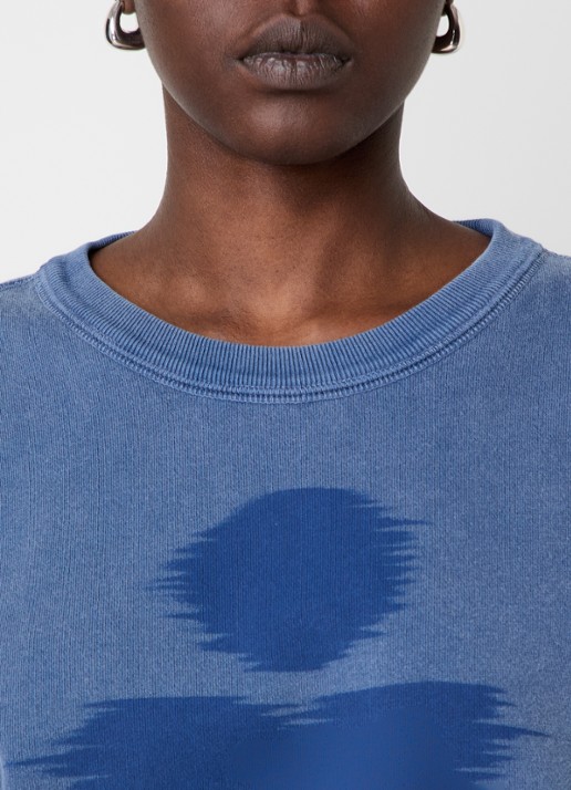 Isabel Marant Mobyli sweater met logoprint - detail 5 indigo