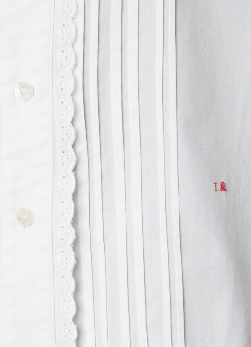 Isabel Marant Nazila blouse met broderie - detail 3 wit